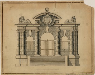 York Stairs door Inigo Jones, c 1626 door English School