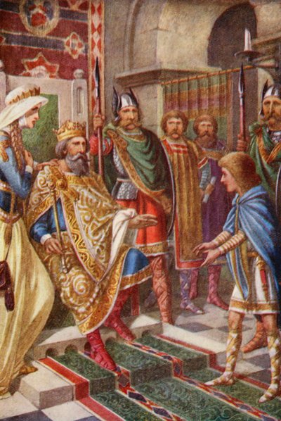Jonge Edwin en de koning van de Oost-Angelen door English School