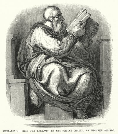 Zacharia, van de fresco