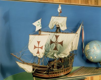 1:20 schaalmodel van de Santa Maria door English School English School