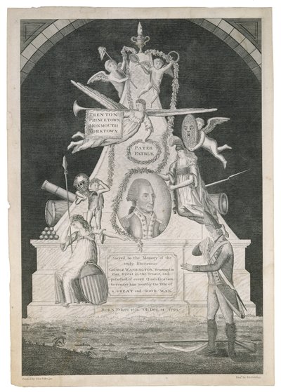 Pater Patriae, ca. 1800 door Enoch G. Gridley