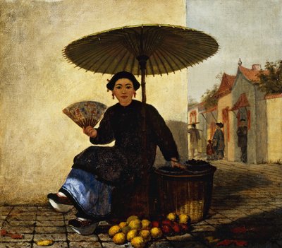 Fruithandelaar, 1862 door Enoch Wood Perry