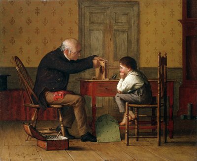 De Klokkenmaker door Enoch Wood Perry