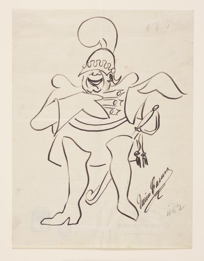 Enrico Caruso als Don José in "Carmen" door Enrico Caruso