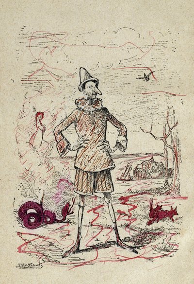 Pinokkio, 1883 door Enrico Mazzanti