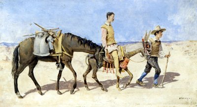 Don Quichot en Sancho Panza door Enrique Atalaya