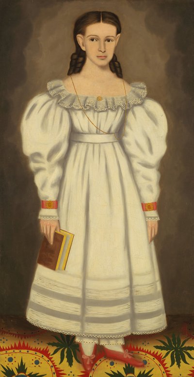 Meisje van de Bangs-Phelps familie, ca. 1848 door Erastus Salisbury Field