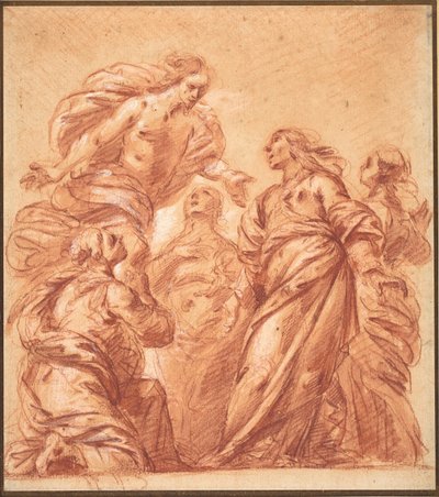 Christus Verschijnt aan de Vier Maria