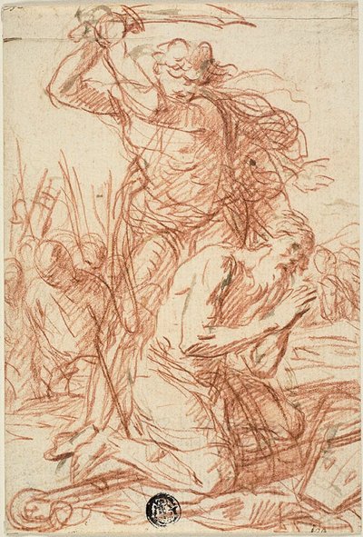 Martelaarschap van bisschop Saint door Ercole Procaccini the younger