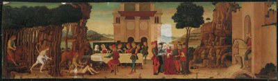 Het Verhaal van Nastagio degli Onesti door Ercole de (circle of) Roberti