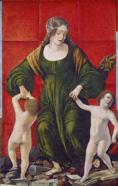 Vrouw van Hasdrubal en haar kinderen, ca. 1490-3 door Ercole de Roberti