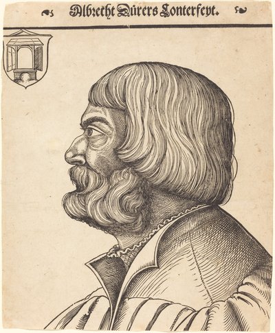 Albrecht Dürer op zesenvijftigjarige leeftijd door Erhard Schon