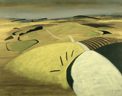 Weg Over de Downs, 1983 door Eric Contemporary Artist Hains