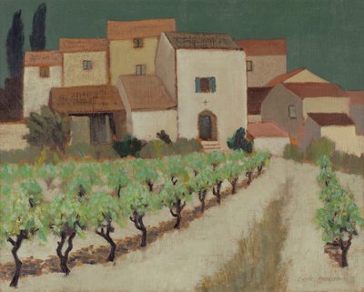 Wijngaard, Provence door Eric Contemporary Artist Hains