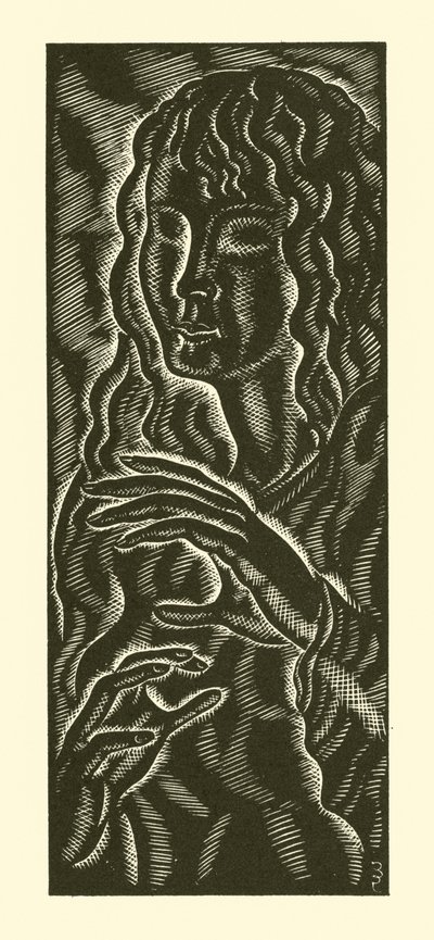 Blind meisje door Eric Gill