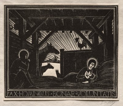 Kerstcadeaus: Dageraad door Eric Gill