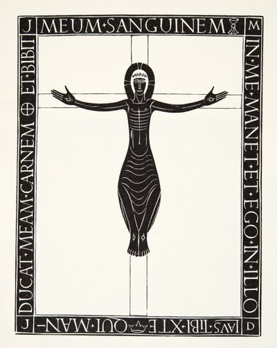 Kruisbeeld door Eric Gill