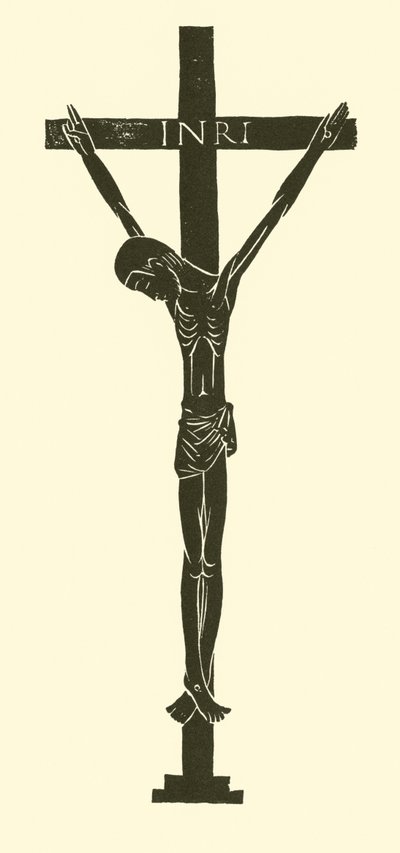 Kruisbeeld door Eric Gill