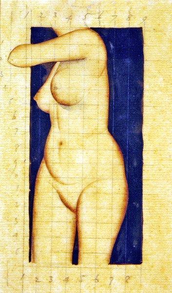 Studie Voor Hoofdloze Vrouwelijke Torso door Eric Gill