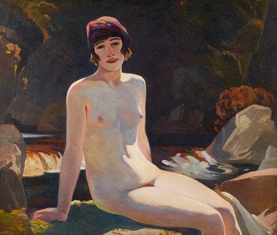 Cecile (Walton) in Crianlarich door Eric Harald Macbeth Robertson