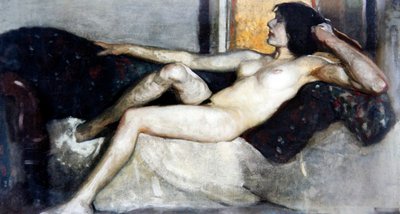 Studie voor Beauty Luxuriant, ca. 1919 door Eric Harald Macbeth Robertson