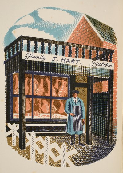 Slager, illustratie uit 