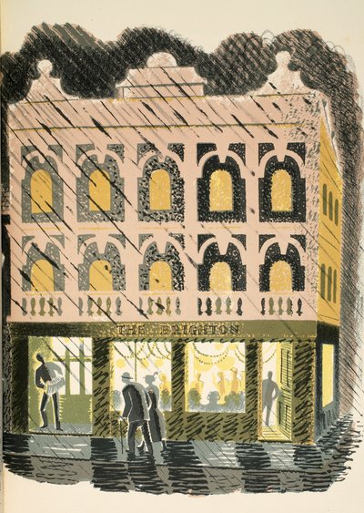 Café, illustratie uit 