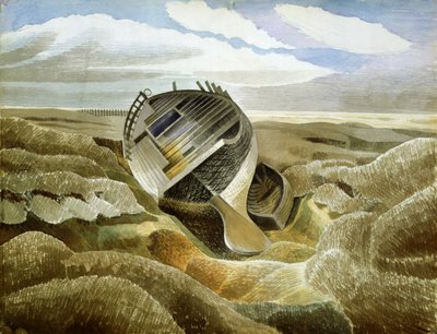 Zoutmoeras, 1938 door Eric Ravilious