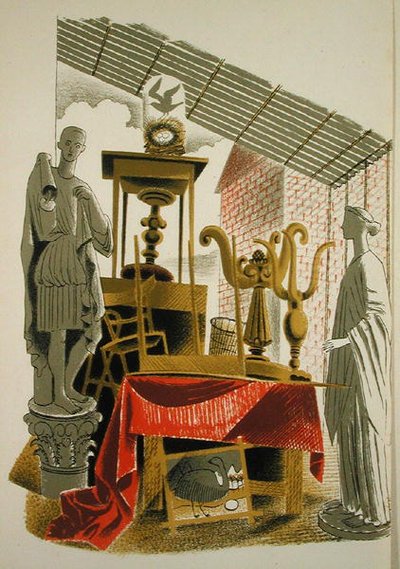 Tweedehands meubels en effecten door Eric Ravilious