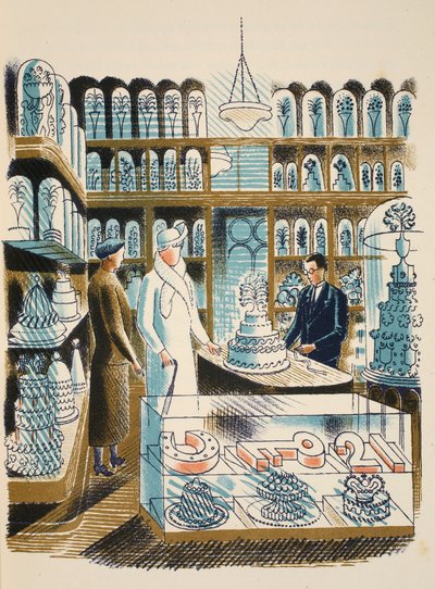 Bruidstaart, illustratie uit 