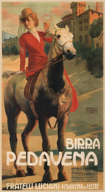 Birra Pedavena, 1900s-1910s door Erich Erler