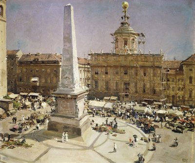 Piazza Santa Maria Maggiore, Rome door Erich Kips