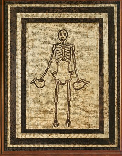 Memento Mori, een skelet door Erich Lessing