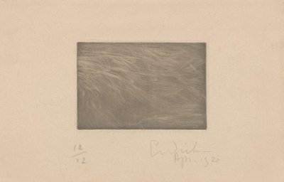Abstracte compositie door Erich Wichmann (signed by artist)