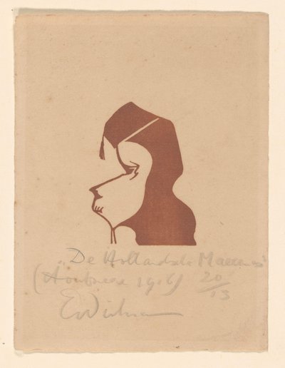 De Hollandsche Maecenas door Erich Wichmann (signed by artist)
