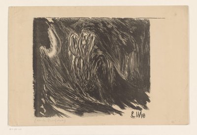 Abstracte compositie door Erich Wichmann