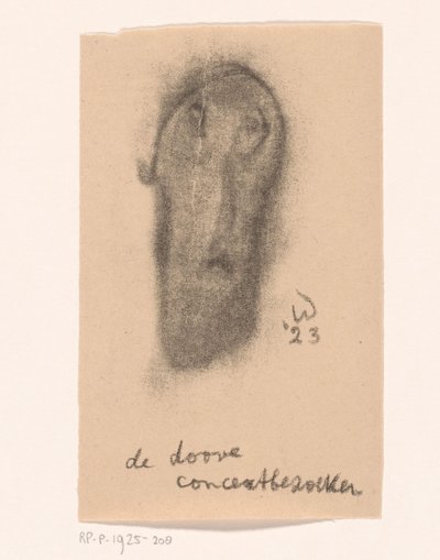 De dove concertbezoeker door Erich Wichmann