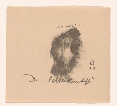 De letterkundige door Erich Wichmann