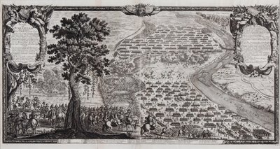 De slag bij Warschau in juli 1656 door Erik Dahlbergh