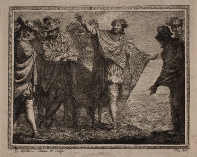 Knud de Grote en zijn hovelingen door Erik Pauelsen