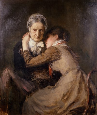 Een biecht door Erik Theodor Werenskiold