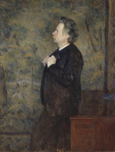 Portret van Edvard Grieg door Erik Theodor Werenskiold