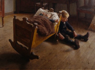 Twee broers door Erik Theodor Werenskiold