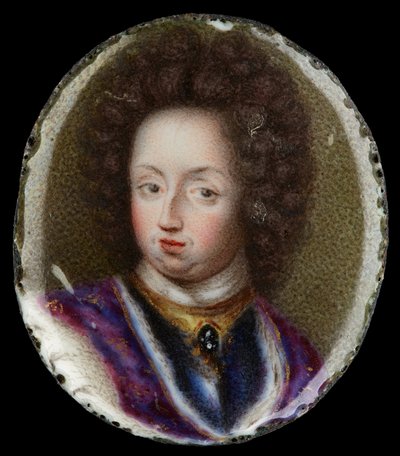 Miniatuur van Karel XI, Koning van Zweden door Erik Utterhielm