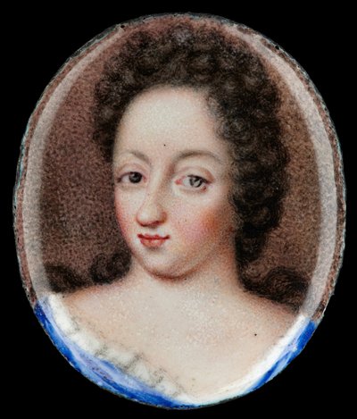 Miniatuur van koningin Ulrika Eleonora de Oudere van Zweden door Erik Utterhielm