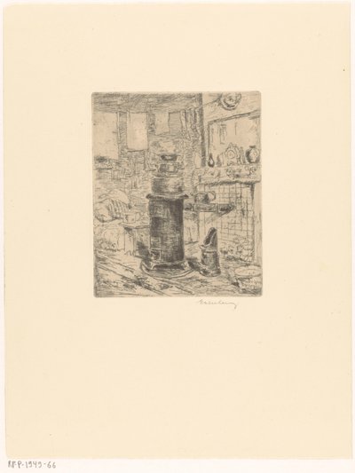 Geen gas door Erkelens (signed by artist)