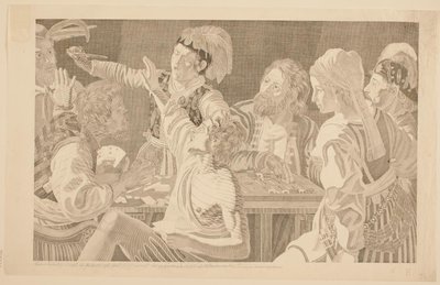 De spelers door Erling Eckersberg