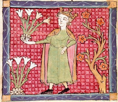 April: planten plukken door Ermengaut Matfre