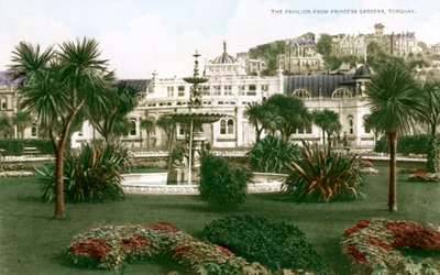 Het Paviljoen, Torquay, Devon, begin 20e eeuw door Ern Bishop