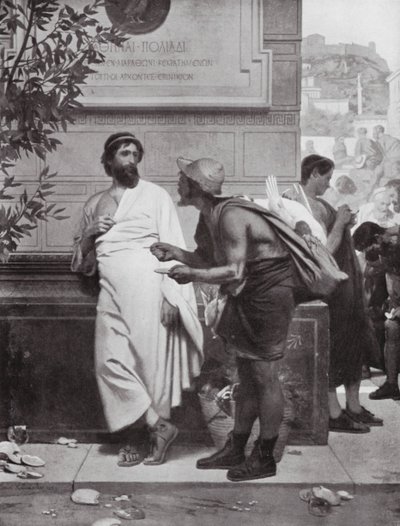 Aristides en de boer door Ernest (1818 87) Hillemacher